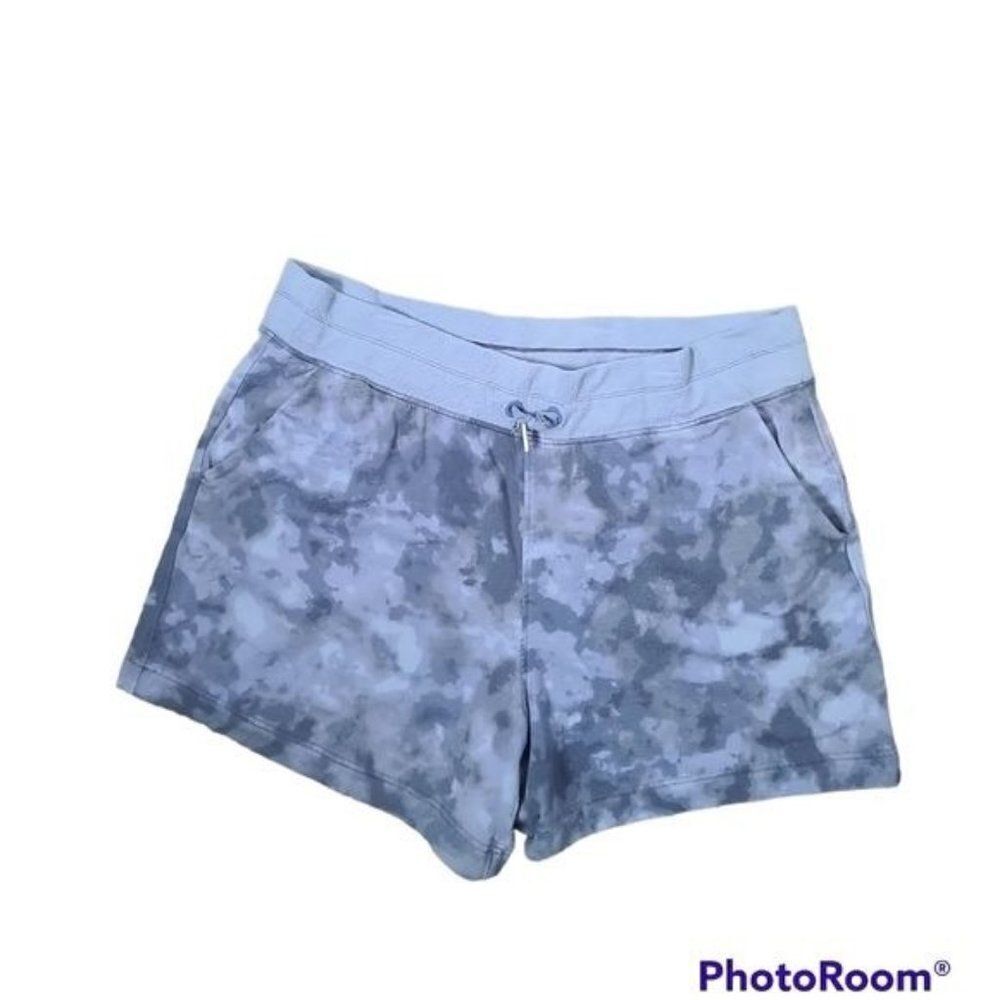Athleta Balance Printed 4" Shortie Purple Size 2X Womens